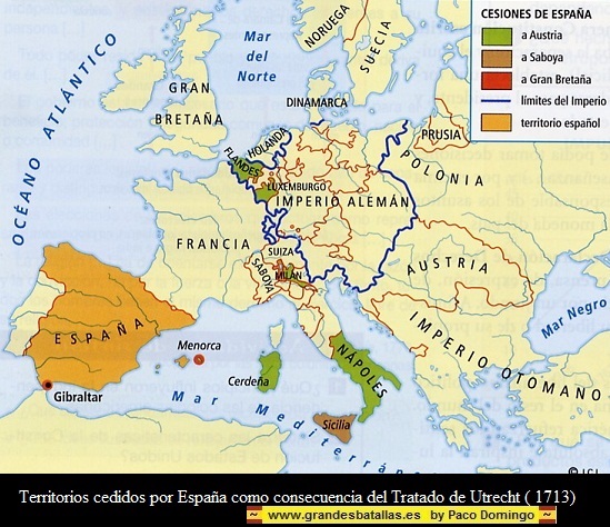 MAPA TERRITORIOS TRATADO UTRECHT